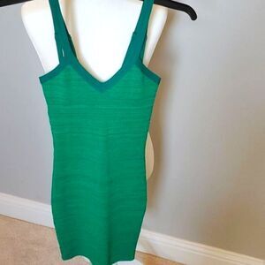 Guess XS green bandage dress